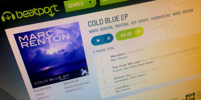 Cold Blue EP – out now on Sonata!