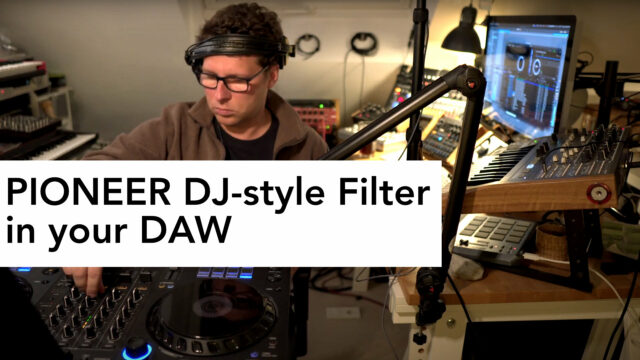 Video: Pioneer DJ-Filter (low pass & high pass) via Ableton stock-plugins
